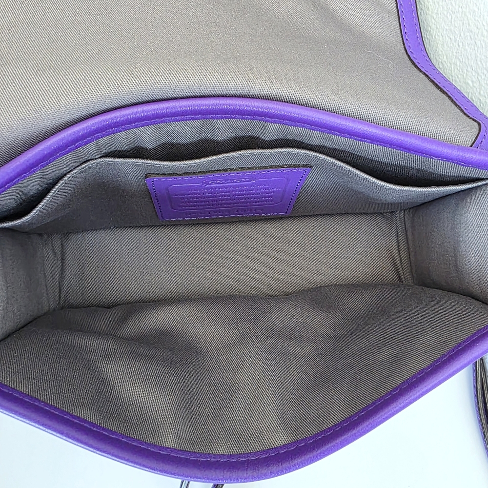 NEW Coach Legacy Penny Crossbody Bag in Ultraviolet - Picture 10 of 15